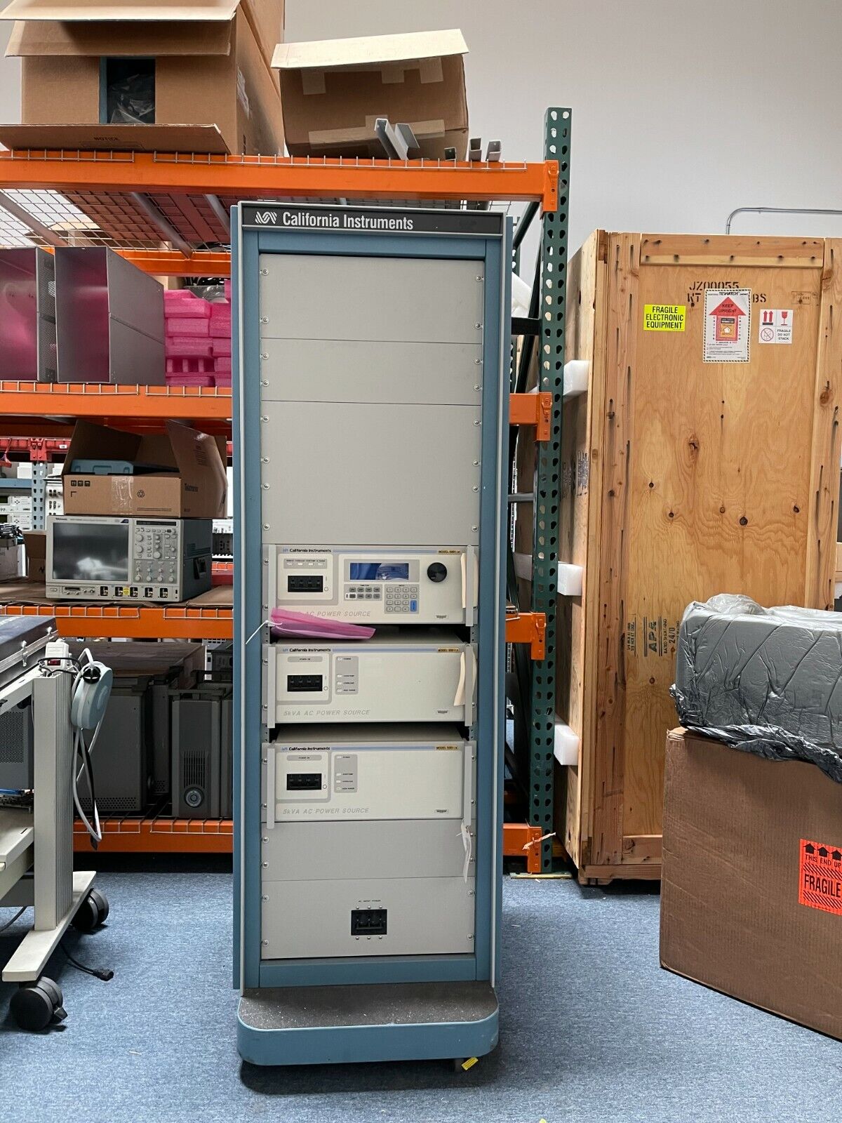 California Instruments 15001iX 15 KVA AC Power Source Calibrated by Ametek California Instruments 15001iX 15 KVA AC Power Source Calibrated by Ametek